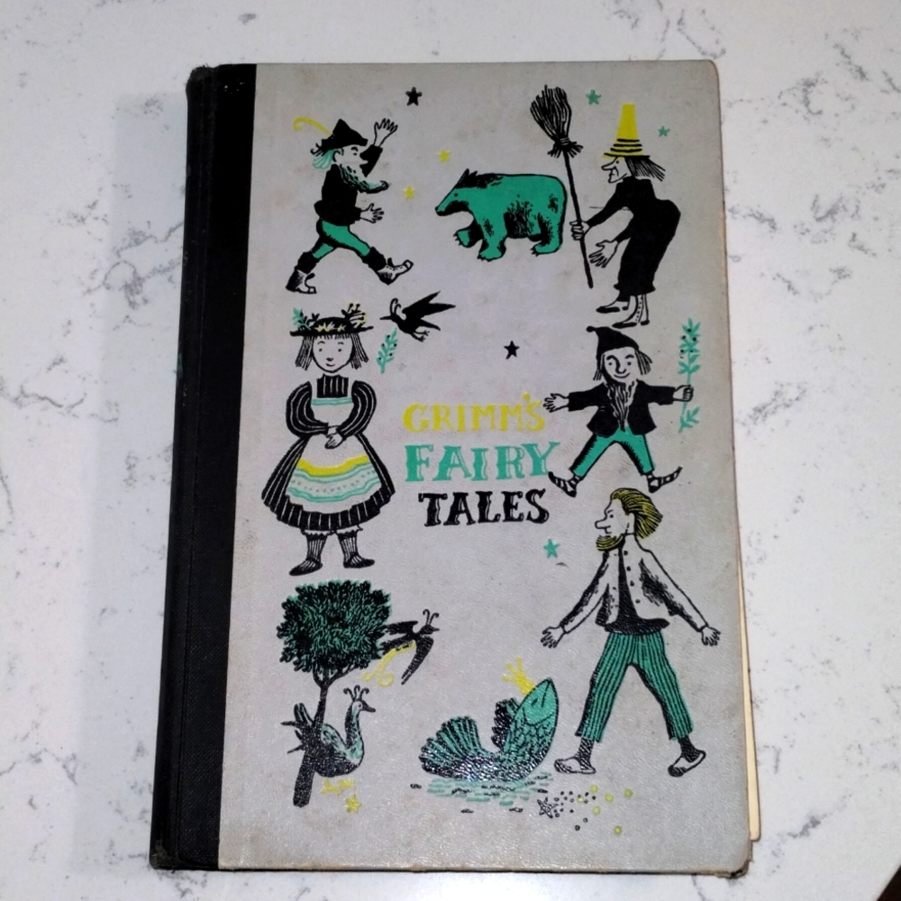 Grimm’s Fairy Tales Vintage 1954 Book Hard Cover